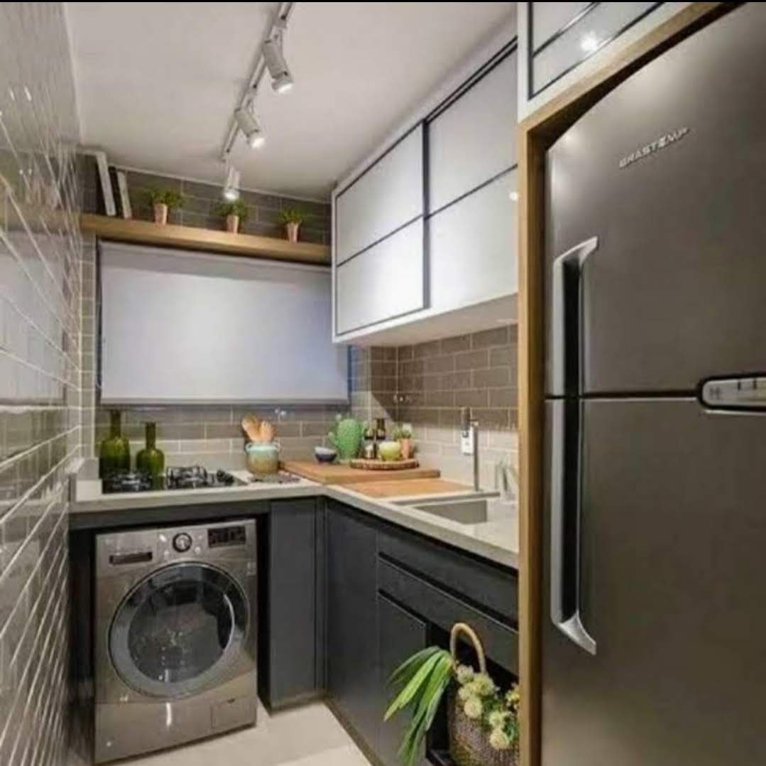 Cozinha com eletrodomésticos